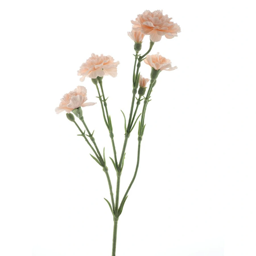 Kunstbloem Dianthus Charly It Peach - 62 cm