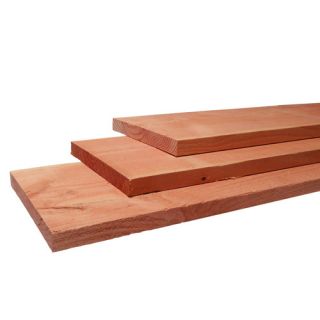 Douglas plank 1,8x16x400, onbehandeld