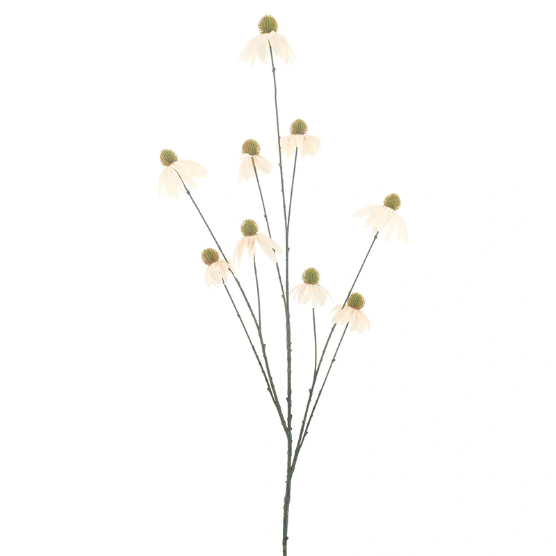 Kunstbloem Echinacae Cream - 123 cm