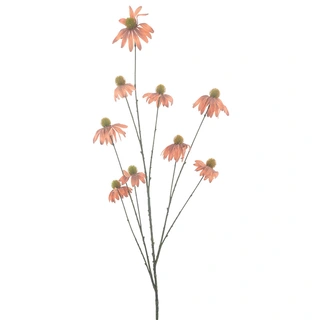 Kunstbloem Echinacae Orange - 123 cm