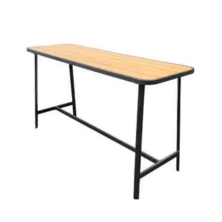 Trestino Elmas Bartafel Antraciet - 175x58x95 cm | De Boet