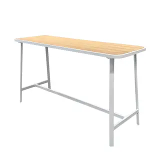 Trestino Elmas Bartafel Wit - 175x58x95 cm | De Boet