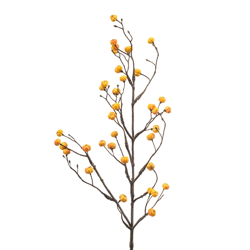 Kunsttak Euonymus Berry Yellow - 68 cm