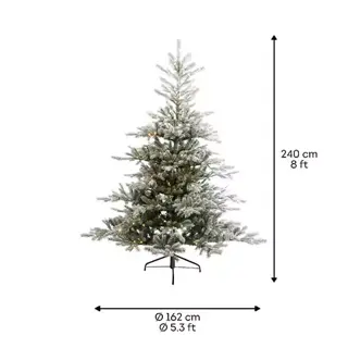 Everlands Snowy Grandis Fir LED - 240 cm - afbeelding 7