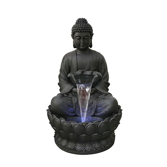 kunstmest Infrarood Emigreren Stone-Lite Fontein Boeddha - 69x63x113 cm | Tuincentrum De Boet