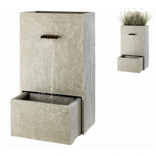 Fontein Bak Licht Grijs - 100 cm