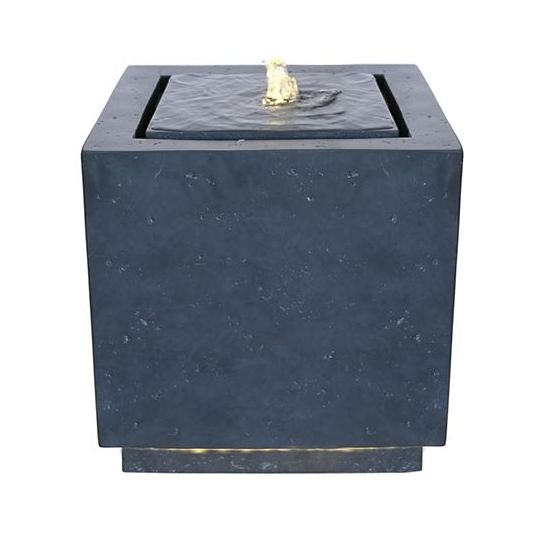 Fontein LED Cube Graniet - L