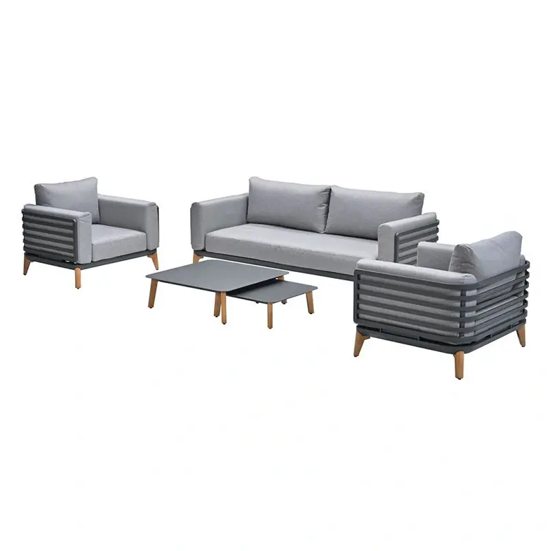 Garden Impressions Carmen Sofa Loungeset - Antraciet - afbeelding 2