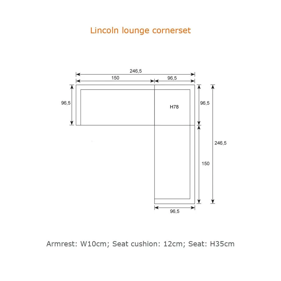 Garden Impressions Lincoln Loungeset - Grijs - afbeelding 7