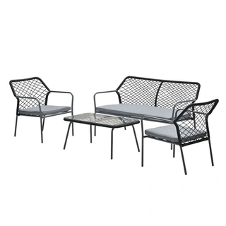 Garden Impressions Turin Sofa Loungeset - Black - afbeelding 2