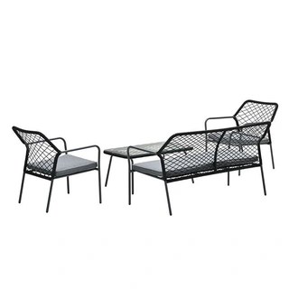 Garden Impressions Turin Sofa Loungeset - Black - afbeelding 3