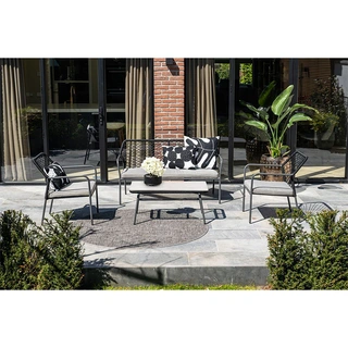 Garden Impressions Turin Sofa Loungeset - Black - afbeelding 4