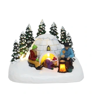 Santaville Gezin met Iglo LED | De Boet