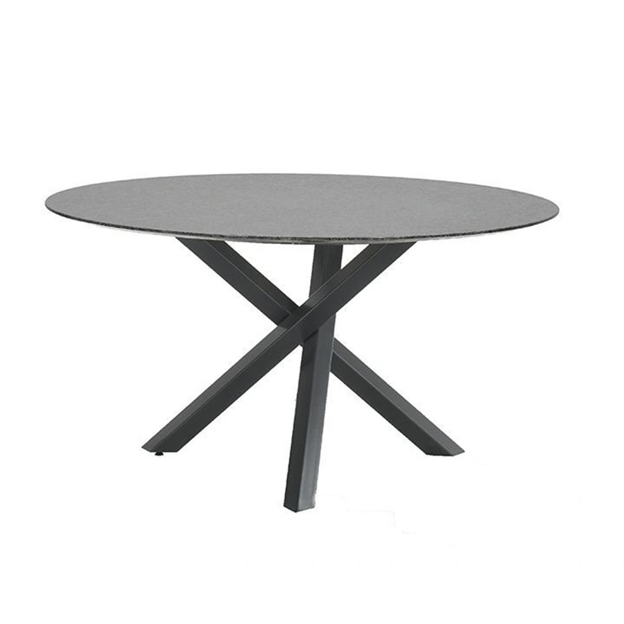 Garden Impressions Gigi Tuintafel Diamond Black - Ø120 cm