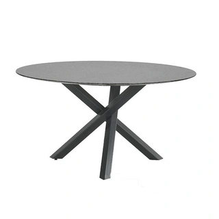 Garden Impressions Gigi Tuintafel Diamond Black - Ø120 cm