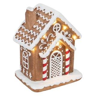 Gingerbreadhuis LED - 13,8 cm | Tuincentrum De Boet