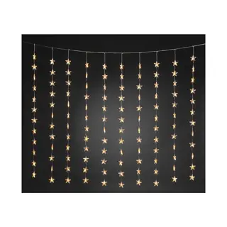 LED Lichtgordijn Sterren - 140x120 cm - afbeelding 2