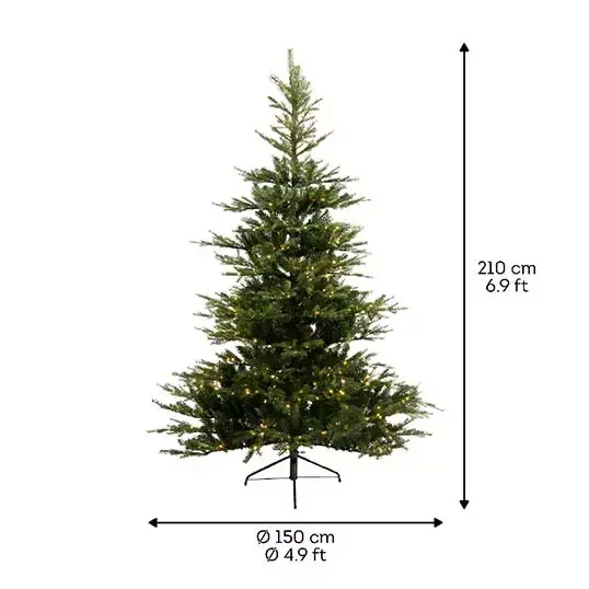 Everlands Grandis Fir LED - 210 cm - afbeelding 6