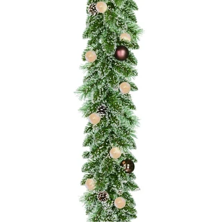 Guirlande Kaprun Frosted LED Groen - 270 cm | De Boet