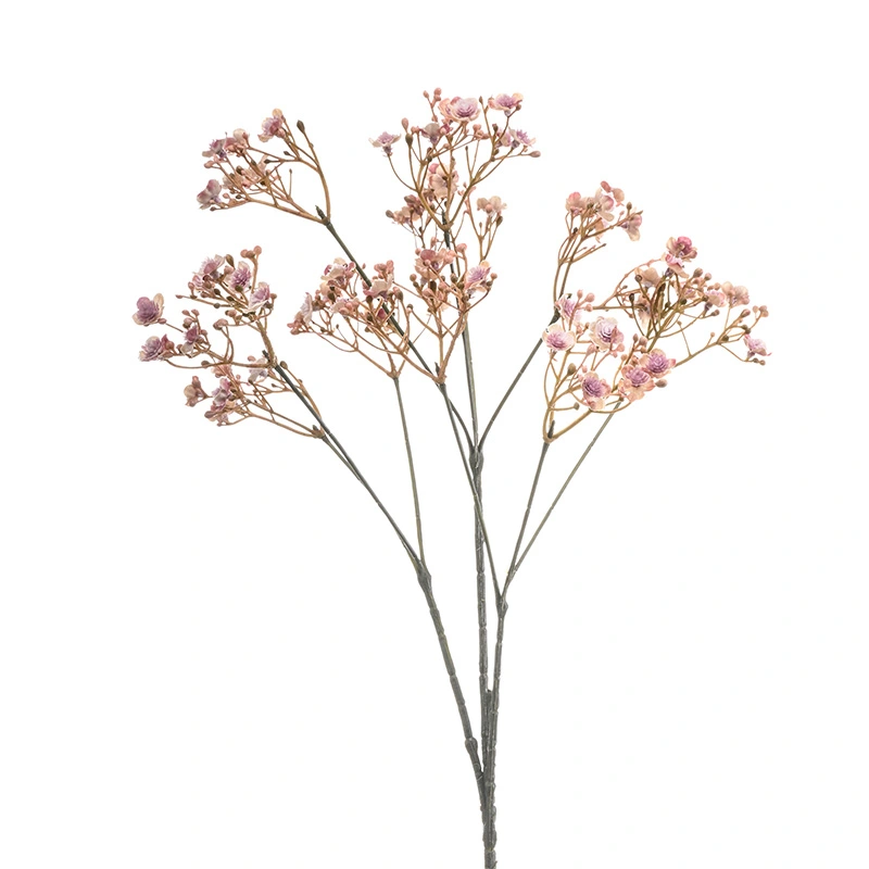 Kunstbloem Gypsophilia Purple - 68 cm