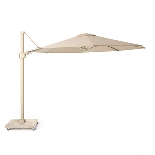 Halifax T² Zweefparasol ø3,5 - Ivory | De Boet