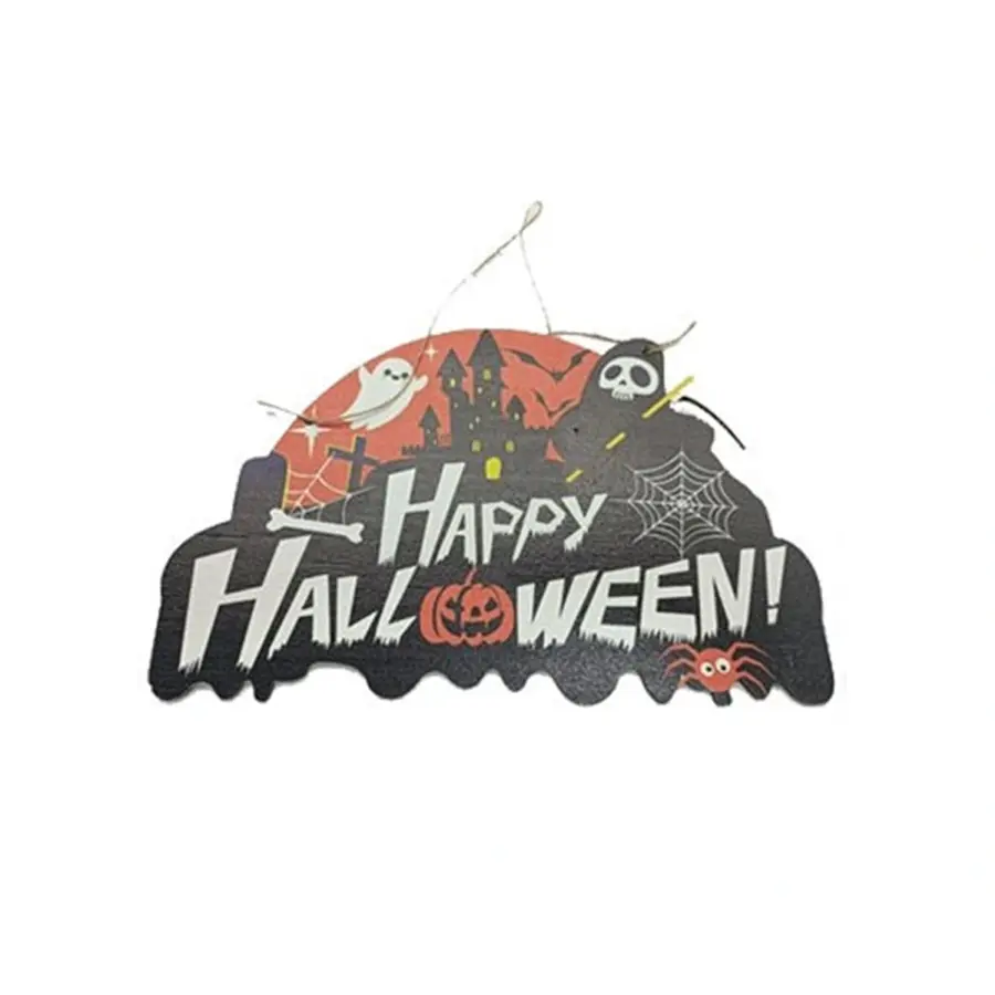 Halloween Hangdecoratie Hout - afbeelding 2