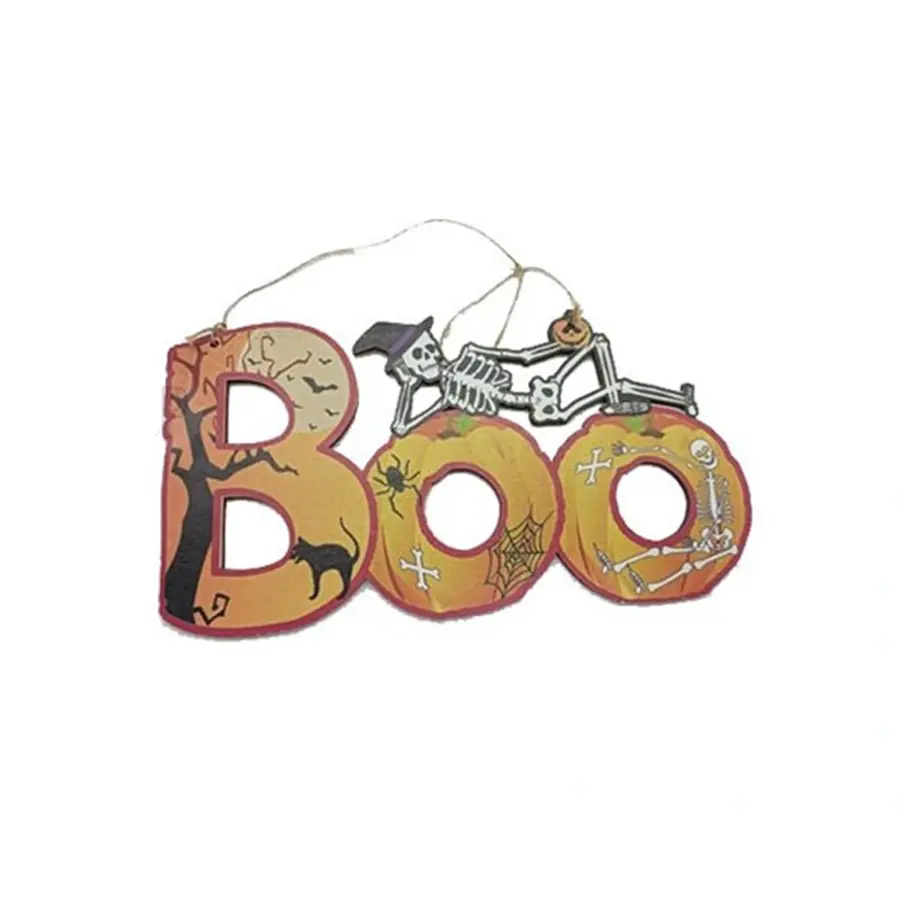 Halloween Hangdecoratie Hout - afbeelding 3