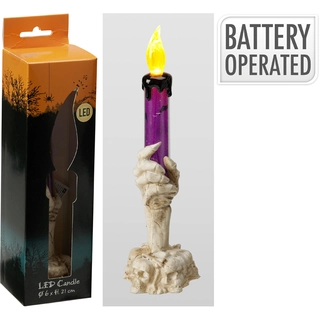 LED kaars Halloween met houder | Tuincentrum de Boet