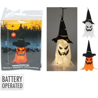 Hangdecoratie Spookje LED | Tuincentrum de Boet