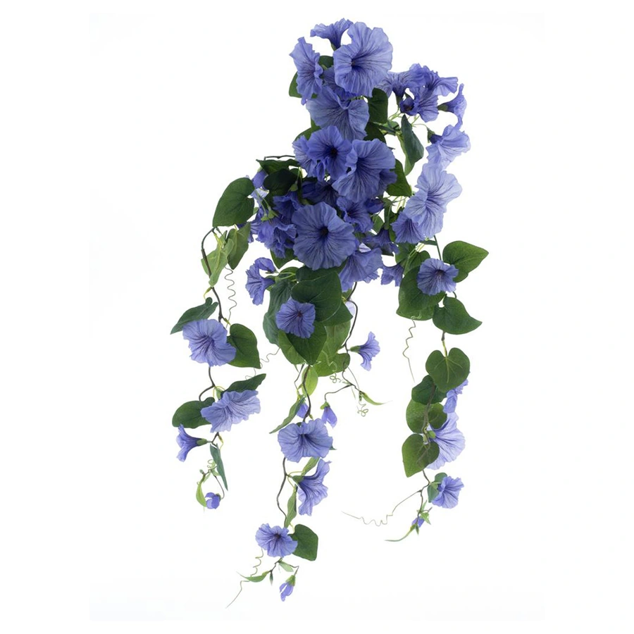 Kunstplant Hanging Petunia Lavender - 79 cm