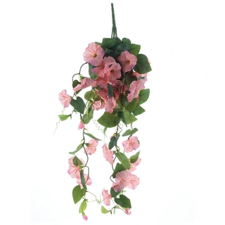 Kunstplant Hanging Petunia Pink - 79 cm