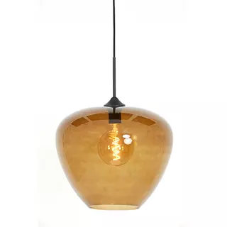 Light & Living Hanglamp Mayson Bruin - Ø40x34 cm - afbeelding 1