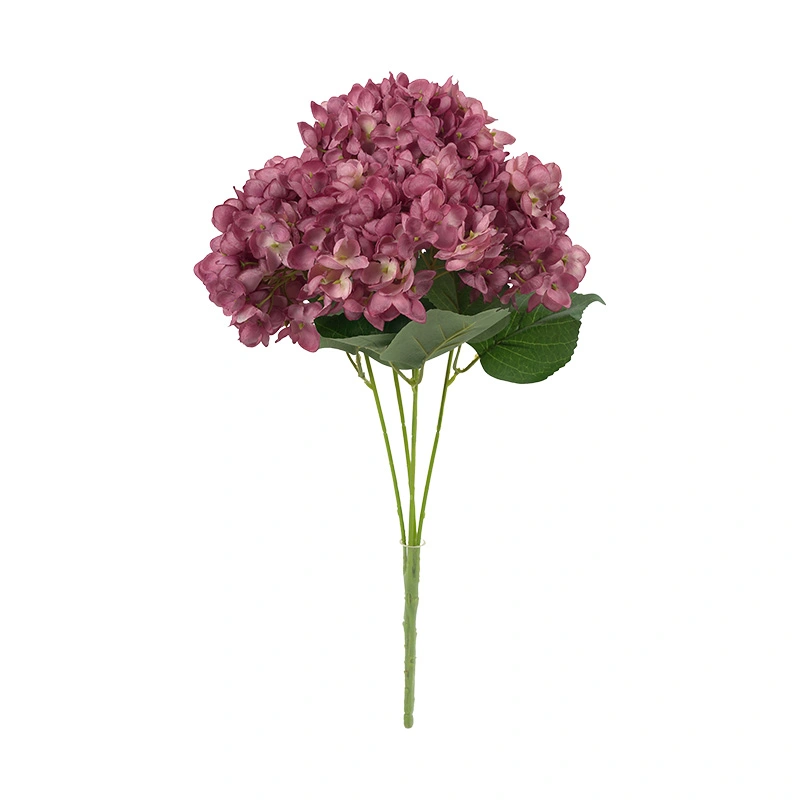 Kunstbloem Hortensia 47 cm - Paars