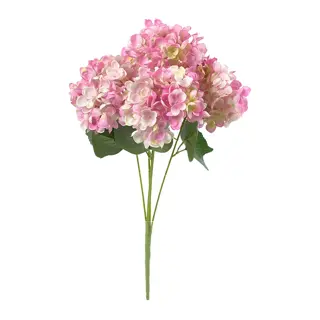 Kunstbloem Hortensia 47 cm - Roze