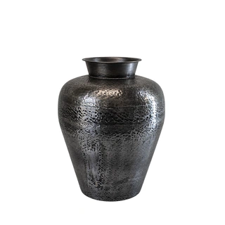 Vase alumunium Round Iron S - 30x43 cm | De Boet