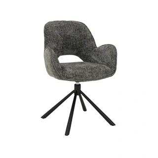 Tower Living Isola Eetkamerstoel - Charcoal | De Boet