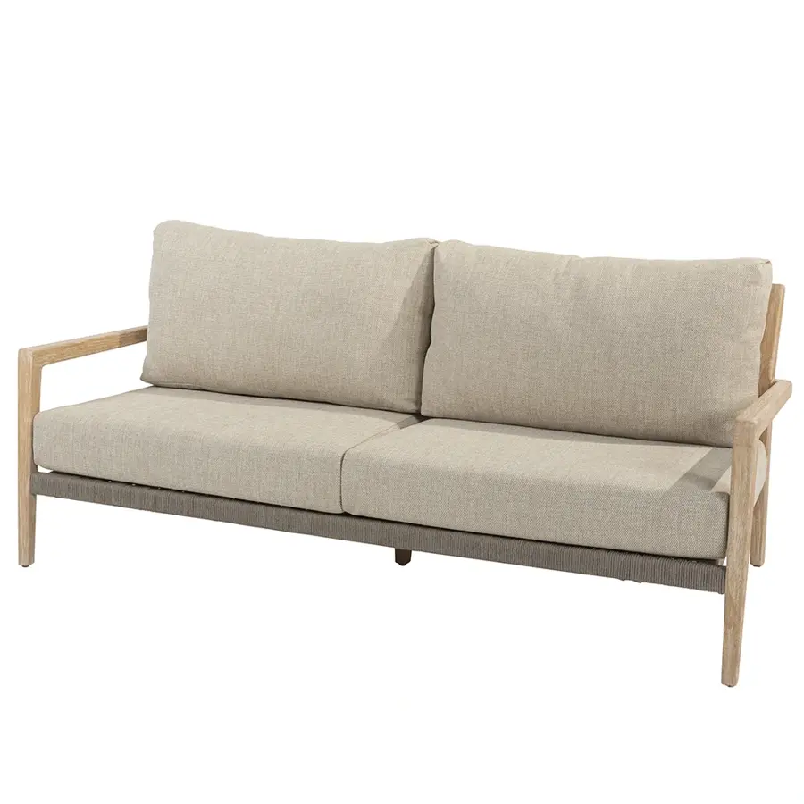 4 Seasons Outdoor Julia 3-zits Loungebank - Brushed Teak - afbeelding 1