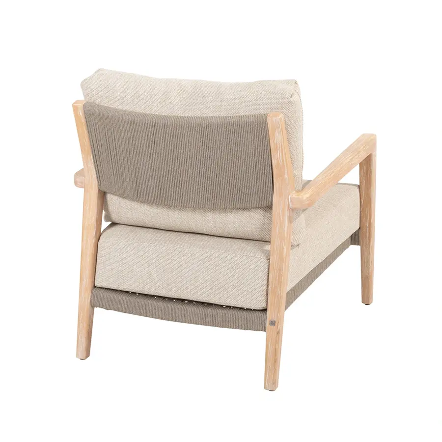 4 Seasons Outdoor Julia Loungestoel - Brushed Teak - afbeelding 3