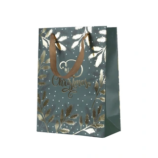 Kerst Giftbag Merry Christmas - 10x26x32 cm