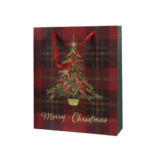 Kerst Giftbag Kerstboom - 8x18x24 cm