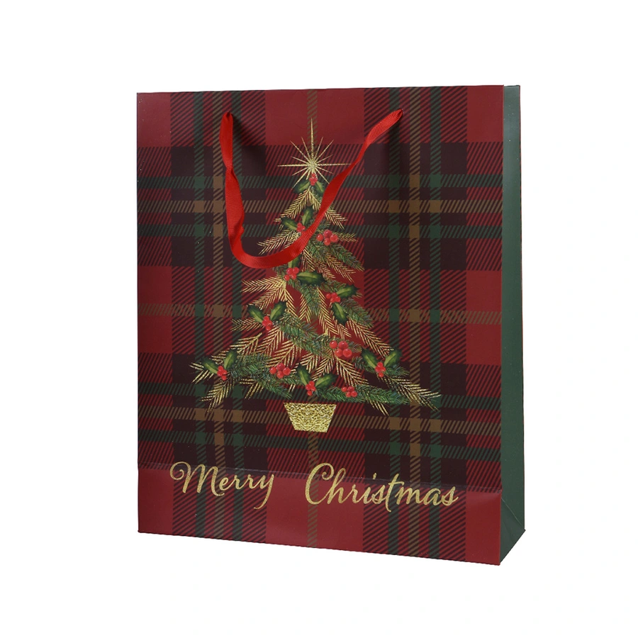 Kerst Giftbag Kerstboom - 10x26x32 cm