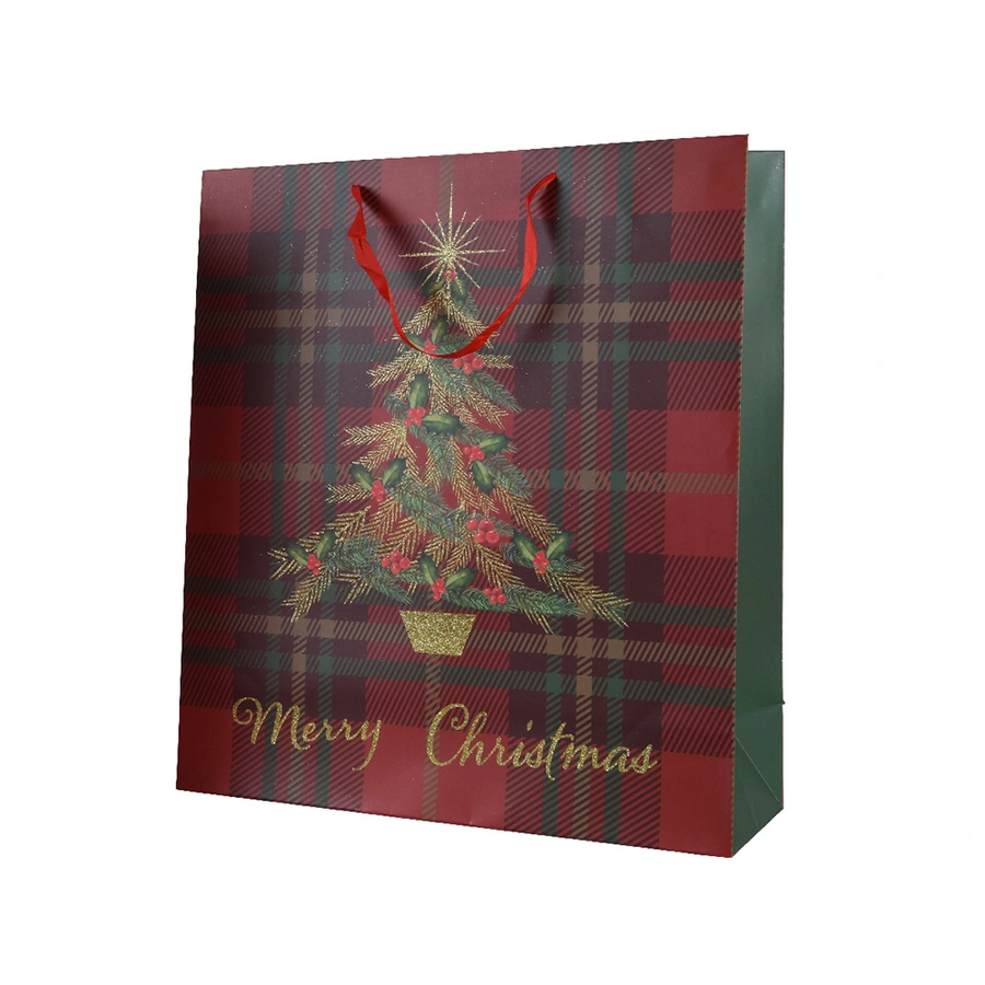 Kerst Giftbag Kerstboom - 12x30x42 cm