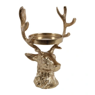 Countryfield Kandelaar Hert Xari M - Goud | De Boet