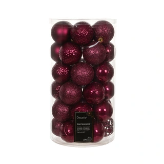 Kerstballen Mix 37 st. - Granaatappel - afbeelding 1