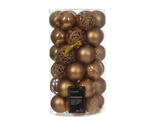 Kerstballen Mix 37 st. - Gember