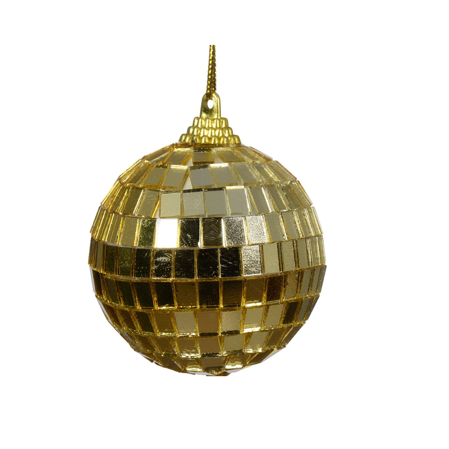 Kerstbal Foam Discobal Goud - Ø6 cm