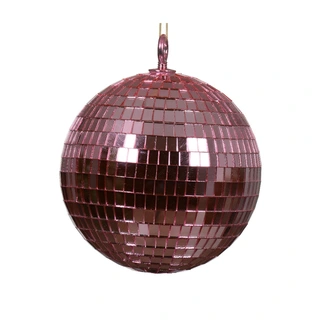 Kerstbal Foam Discobal Roze - Ø15 cm