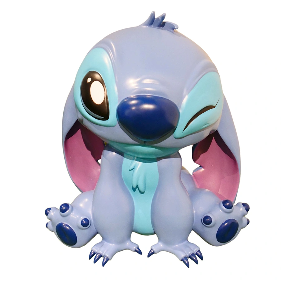 Disney Kerst Beeld Stitch Zittend