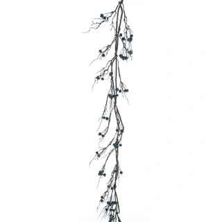 Kunst Guirlande Blueberry Blauw - 170 cm