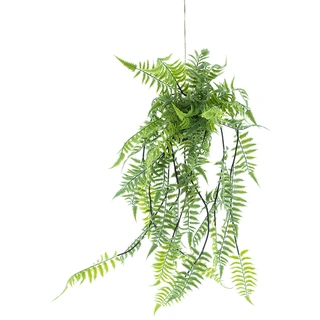 Kunst hangplant Forest fern hanger green 80 cm